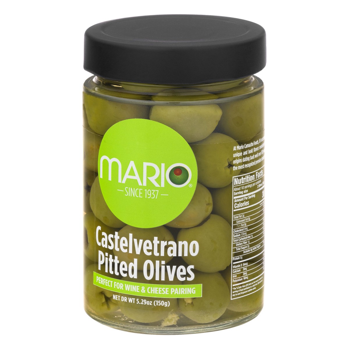 slide 6 of 12, Mario Castelvetrano Pitted Olives 5.29 oz, 5.29 oz