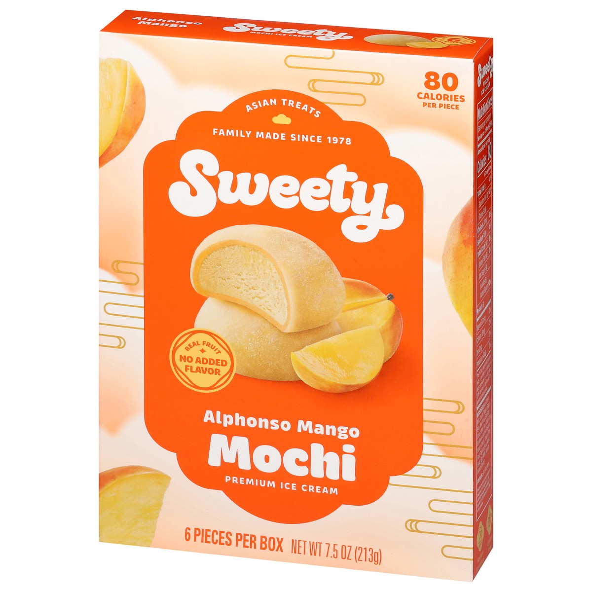 slide 2 of 13, Sweety Alphonso Mango Mochi 6 ea, 6 ct
