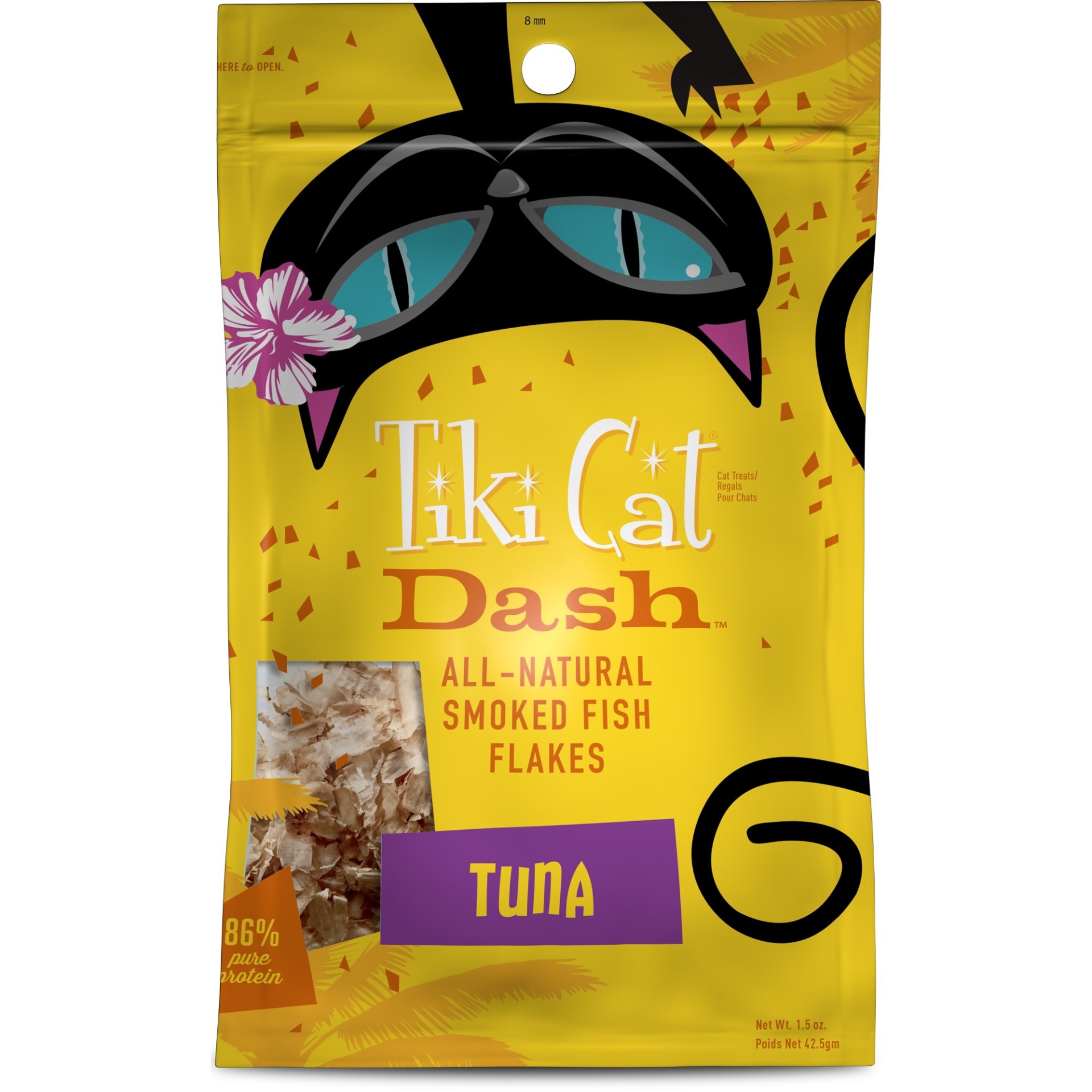 slide 1 of 1, Tiki Cat Dash Tuna Cat Treat, 1.5 oz