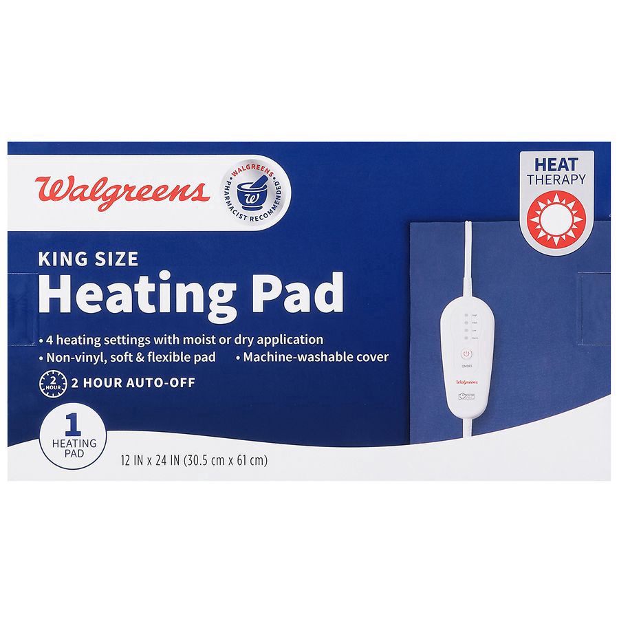 slide 2 of 2, Walgreens Heating Pad Moist/Dry 12" X 24", 1 ct