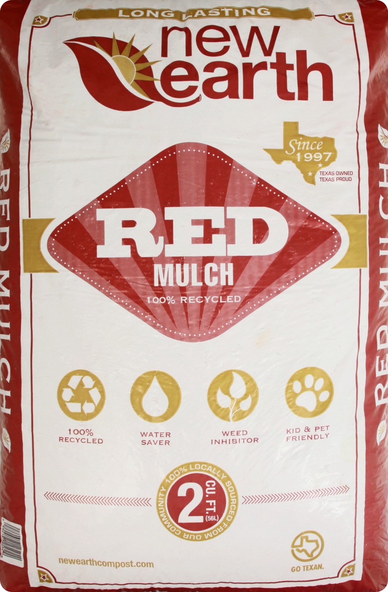 slide 5 of 6, Earth's Finest Red Mulch, 2 cu ft