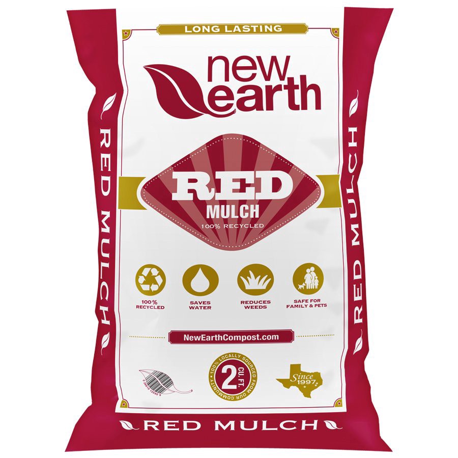 slide 1 of 6, Earth's Finest Red Mulch, 2 cu ft