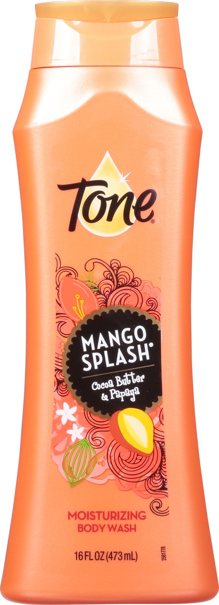 slide 1 of 9, Tone Body Wash, Mango Splash, 16 fl oz