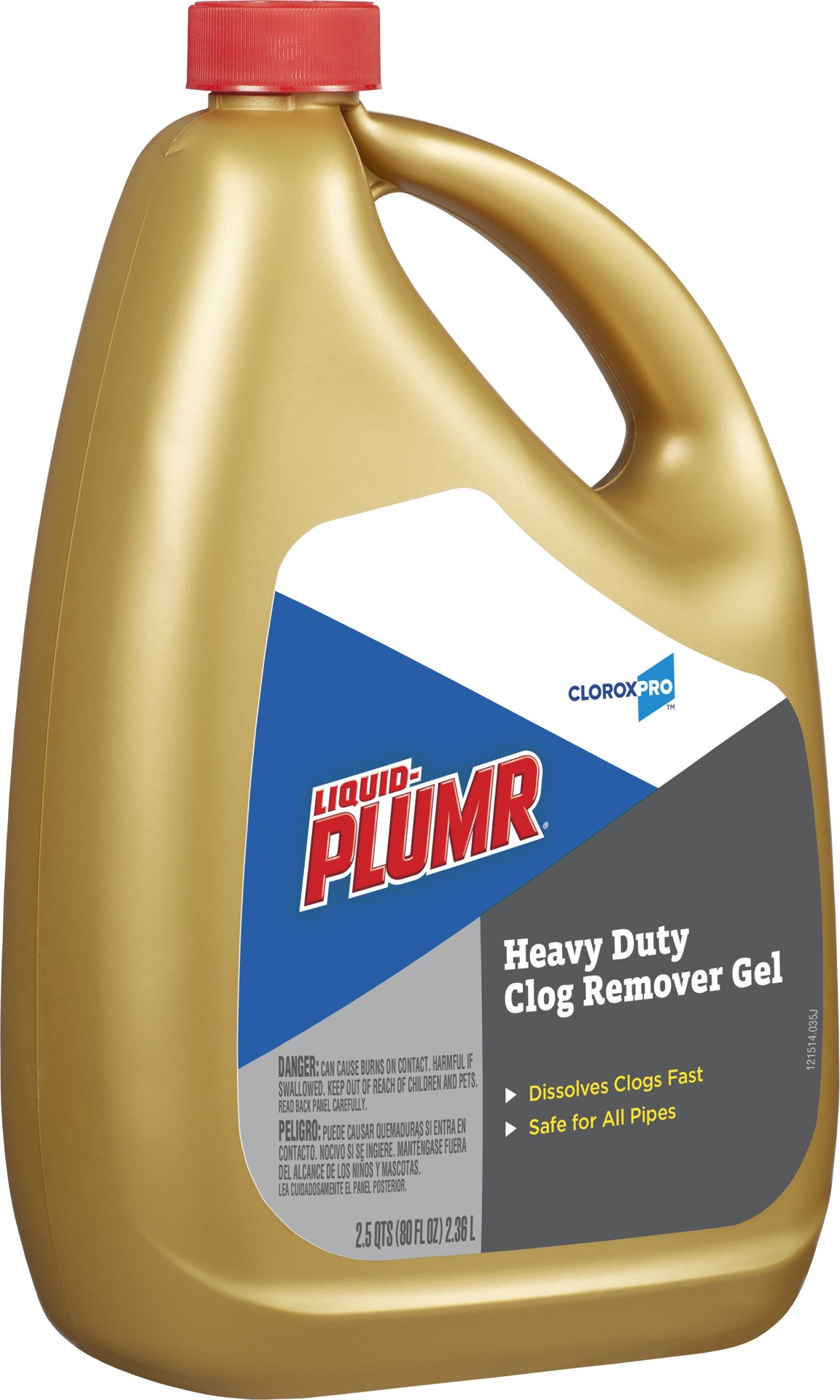 slide 4 of 5, Liquid-Plumr Heavy Duty Clog Remover 80 oz, 80 oz