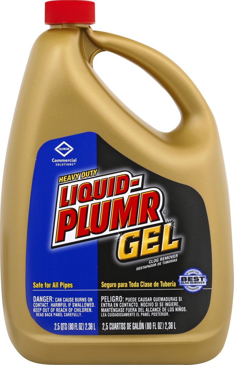 slide 1 of 5, Liquid-Plumr Heavy Duty Clog Remover 80 oz, 80 oz