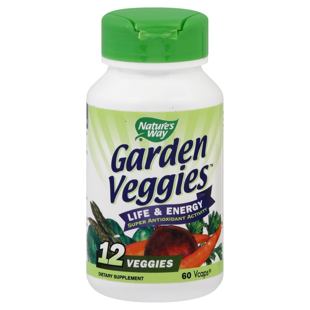 slide 1 of 1, Nature's Way Garden Veggies Life & Energy, 60 ct