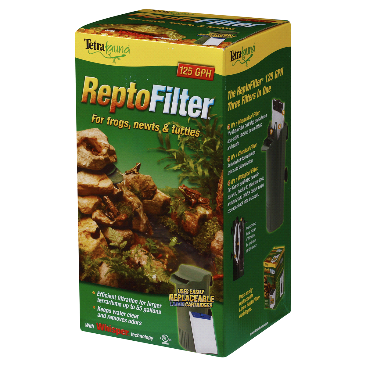 slide 4 of 8, Tetra Fauna ReptoFilter, 1 ct