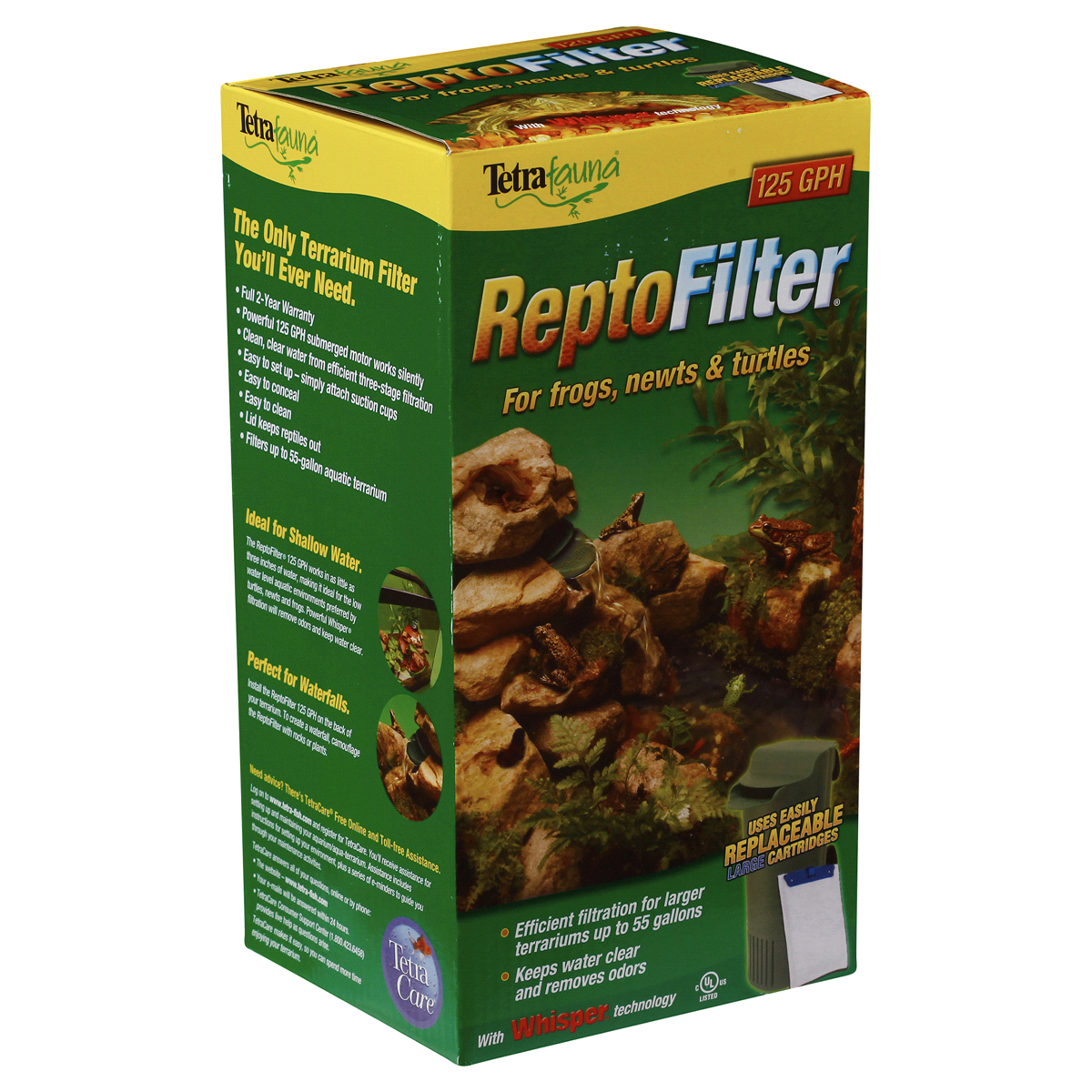 slide 5 of 8, Tetra Fauna ReptoFilter, 1 ct