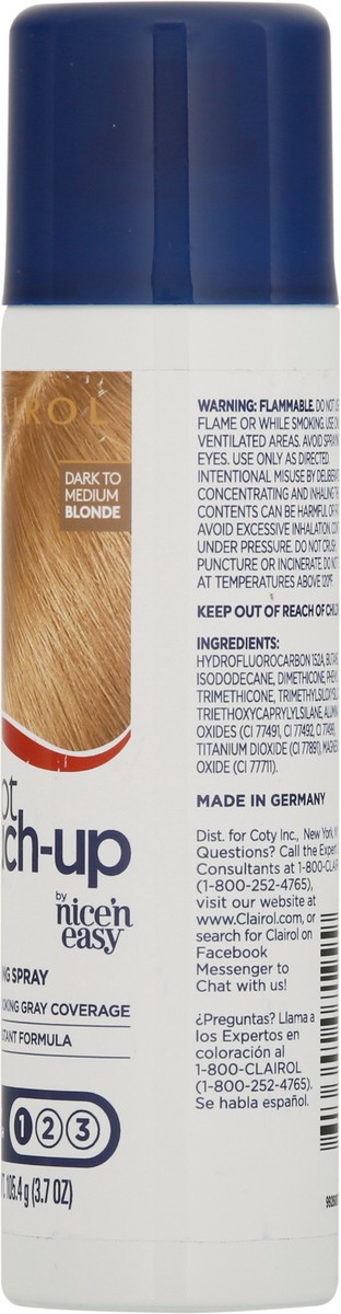 slide 4 of 9, CLAIROL Color Refreshing Spray Root Spray Dark To Medium Blonde, 1 106.7 gram