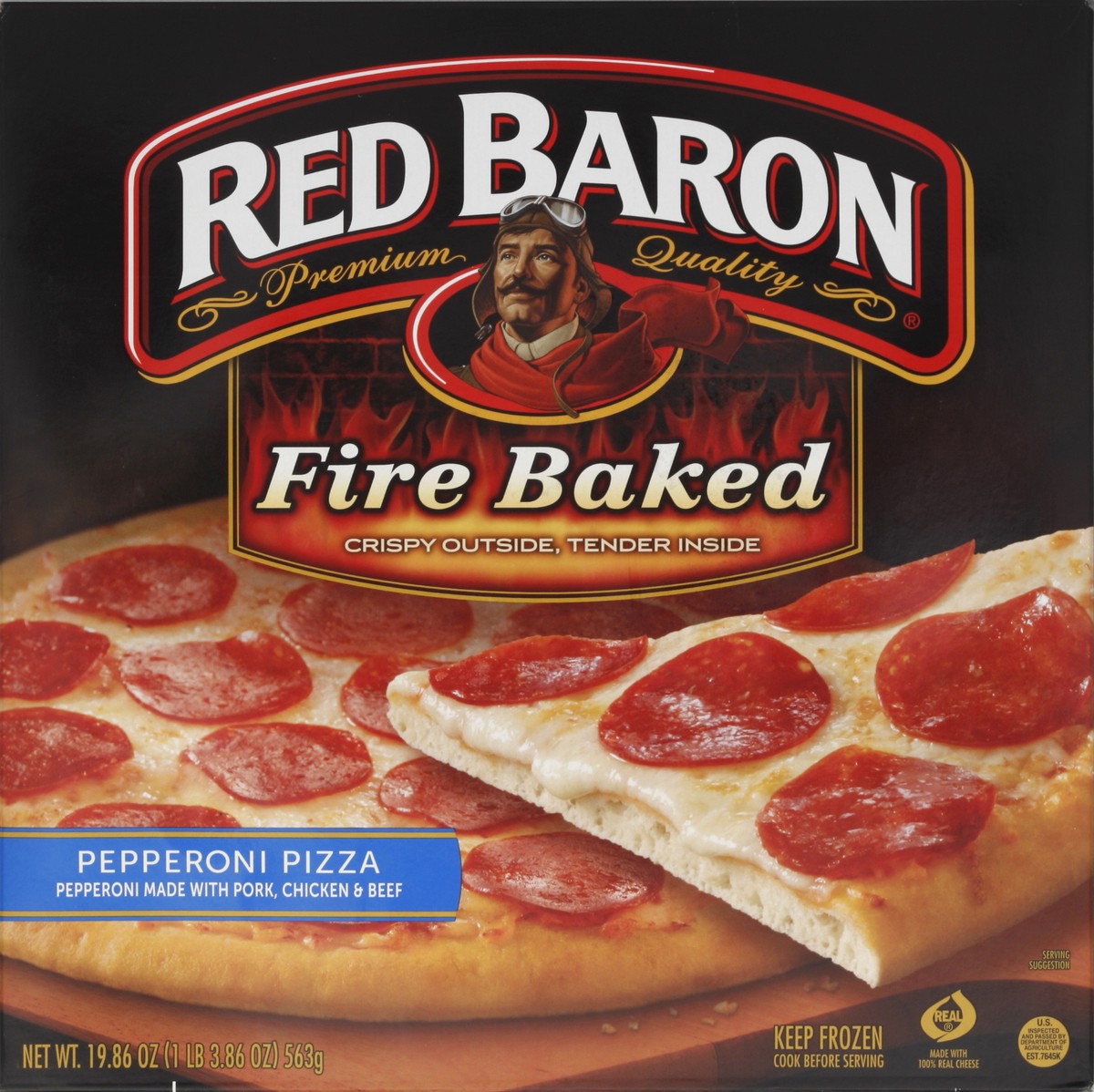 slide 4 of 6, Red Baron Pizza 19.86 oz, 19.86 oz