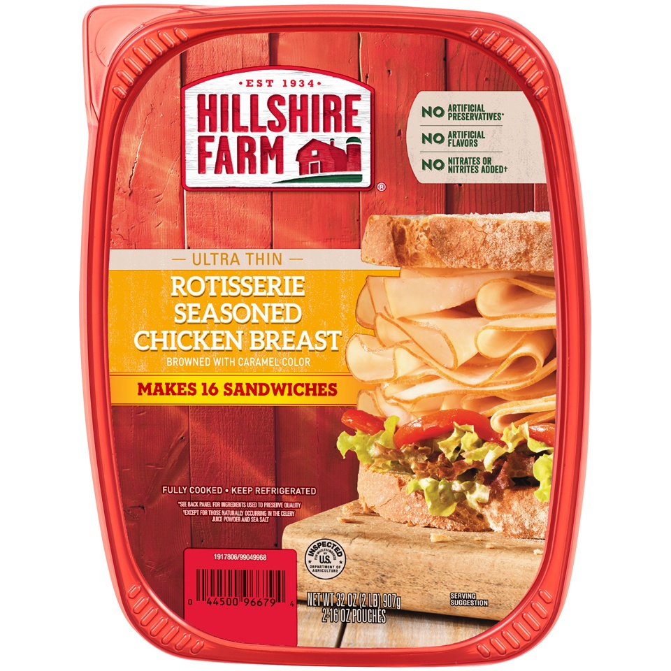 slide 2 of 6, Hillshire Farm Rotisserie Seasoned Chicken Breast, 32 oz