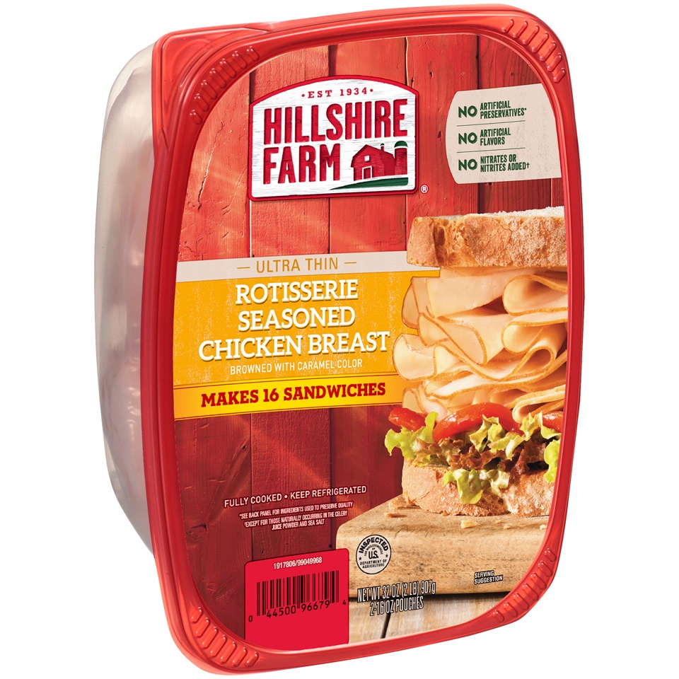 slide 3 of 6, Hillshire Farm Rotisserie Seasoned Chicken Breast, 32 oz