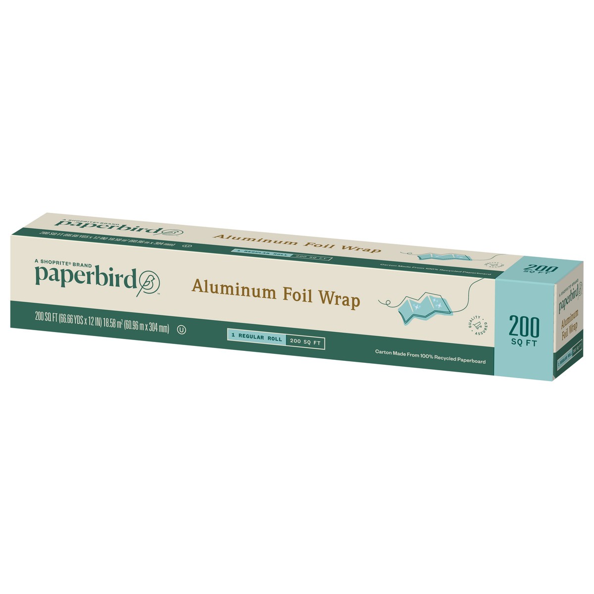 slide 3 of 4, Paperbird Regular Aluminium Foil Wrap 1 ea, 1 ct