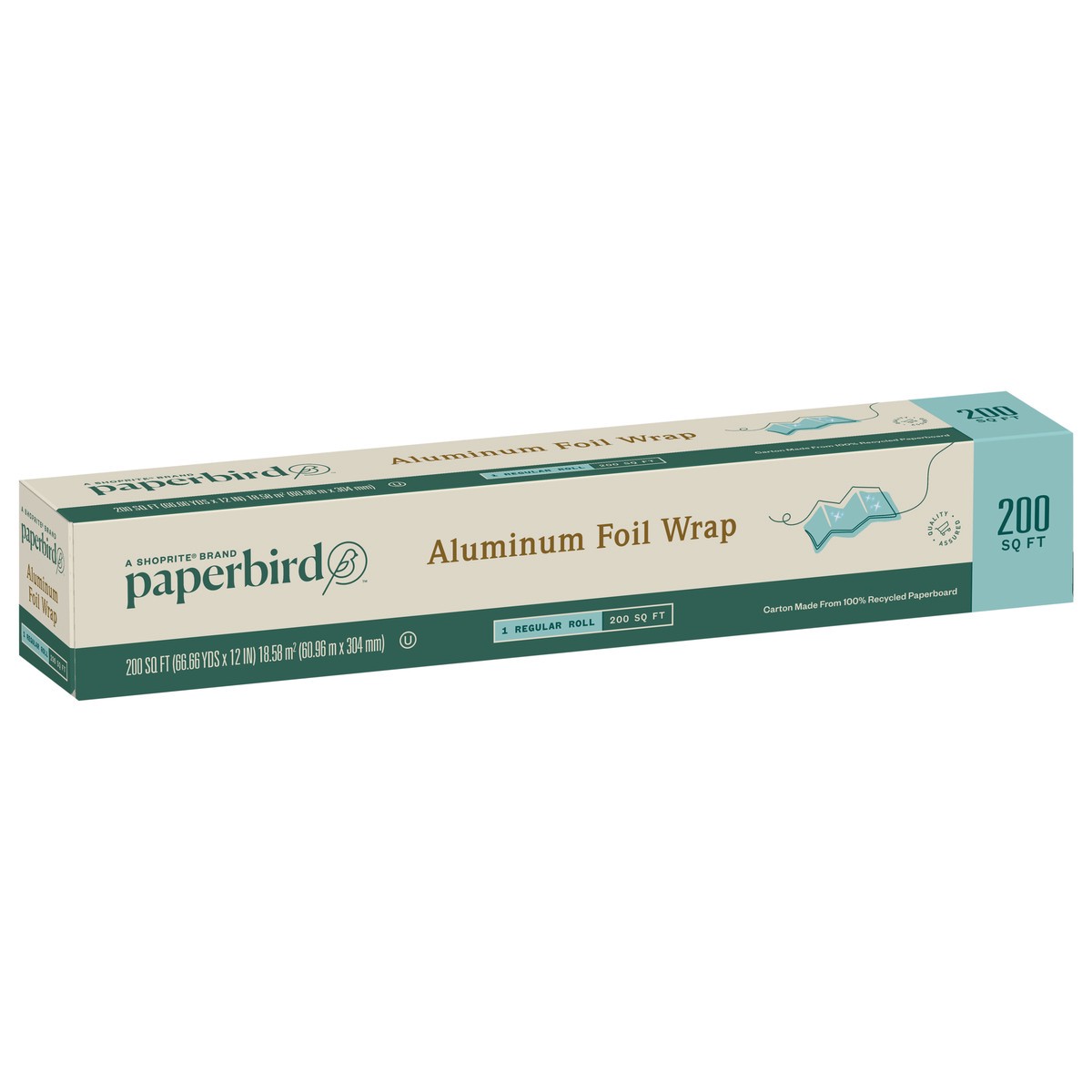 slide 4 of 4, Paperbird Regular Aluminium Foil Wrap 1 ea, 1 ct