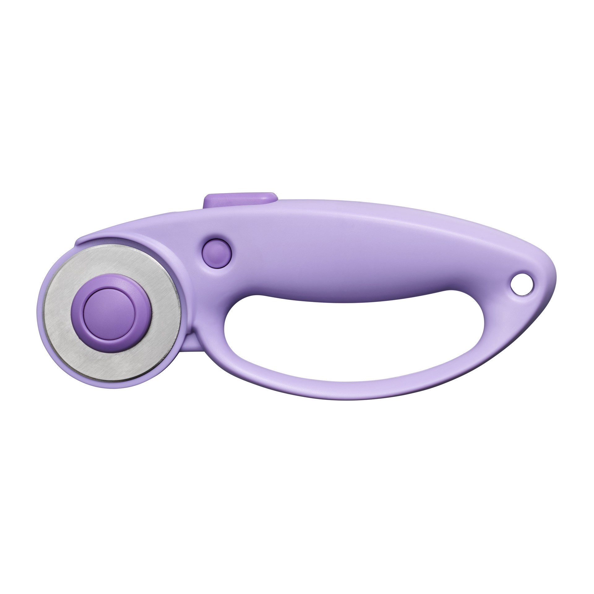 slide 8 of 10, Fiskars 45mm Ultra Lilac Loop Rotary Cutter, 45 mm