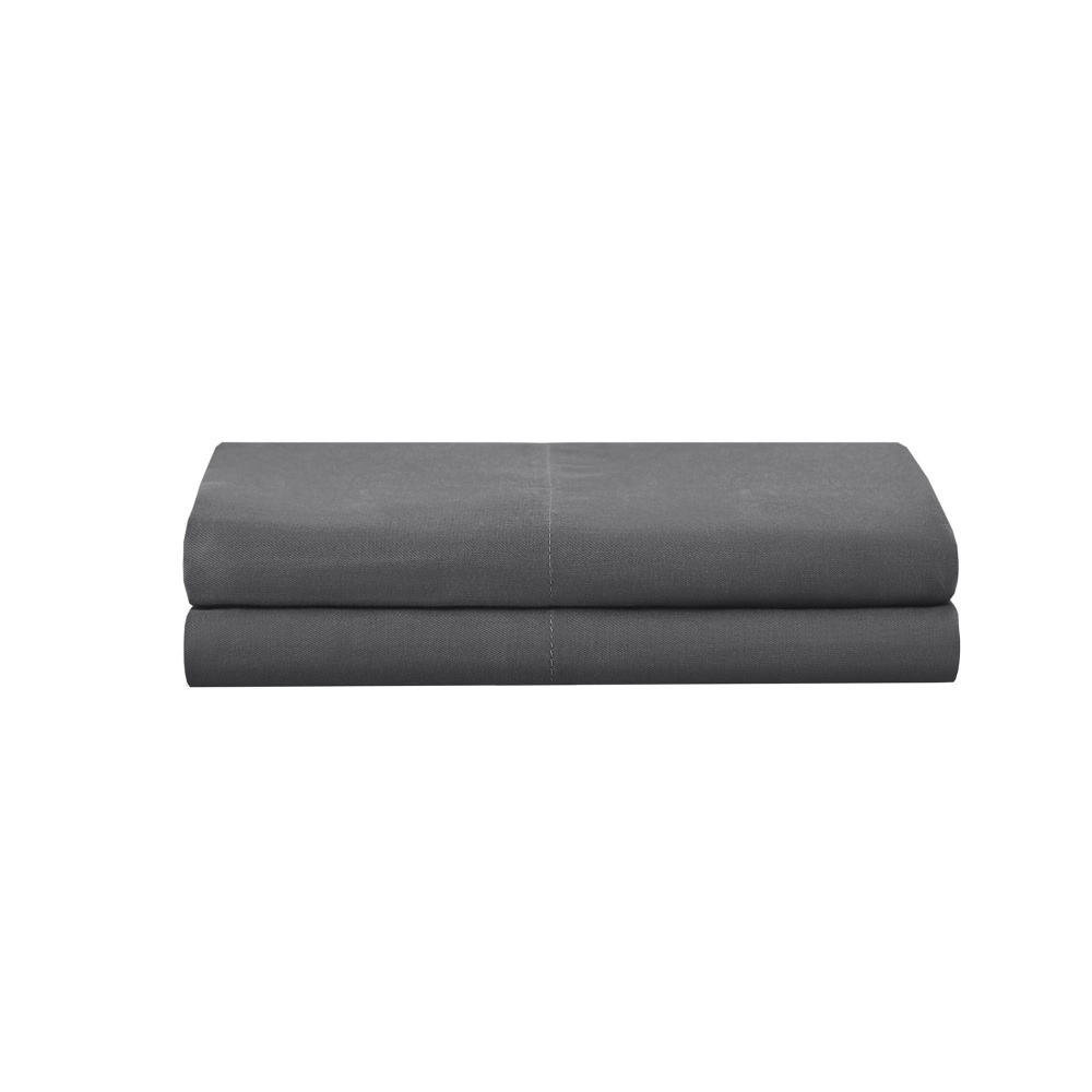 slide 1 of 1, Modavari Home Fashions Pillow Case Set - Dark Grey, 2 ct