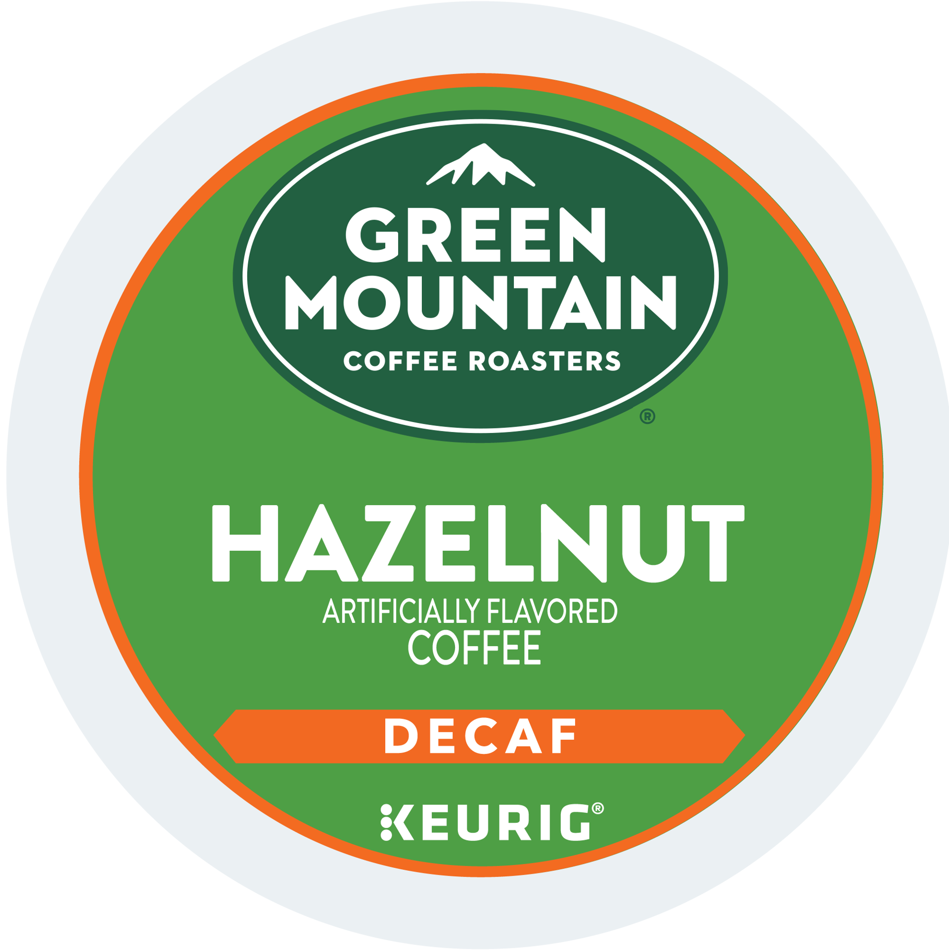 slide 2 of 5, Green Mountain Coffee Roasters Hazelnut Decaf Keurig Single-Serve K-Cup pods, Light Roast Coffee, 12 Count, 12 ct