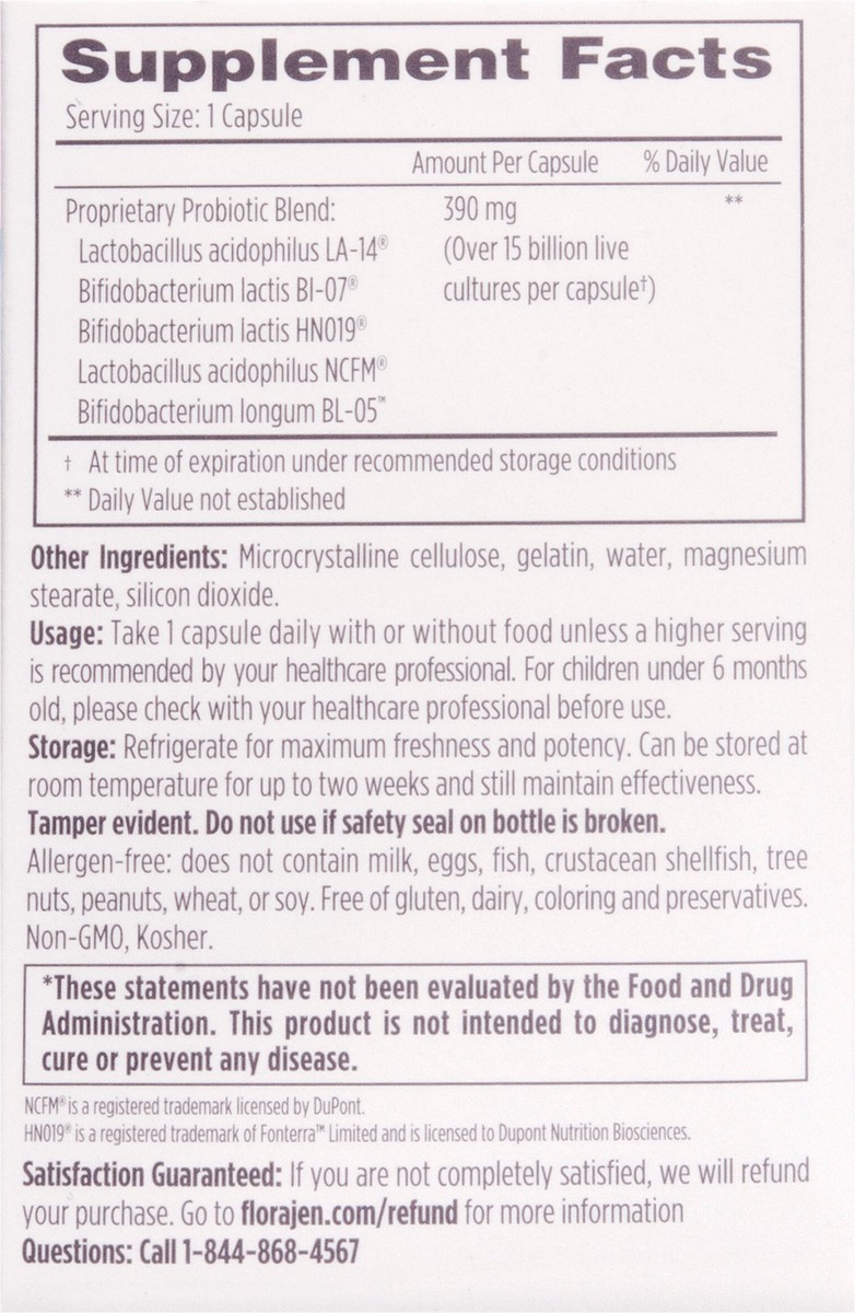 slide 3 of 7, Florajen Probiotic Digestion, 30 ct