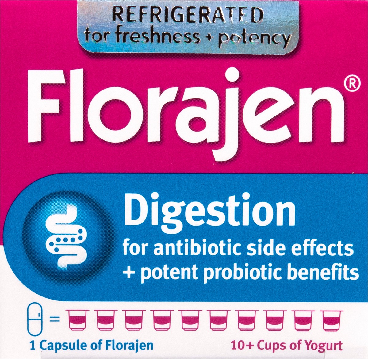 slide 7 of 7, Florajen Probiotic Digestion, 30 ct