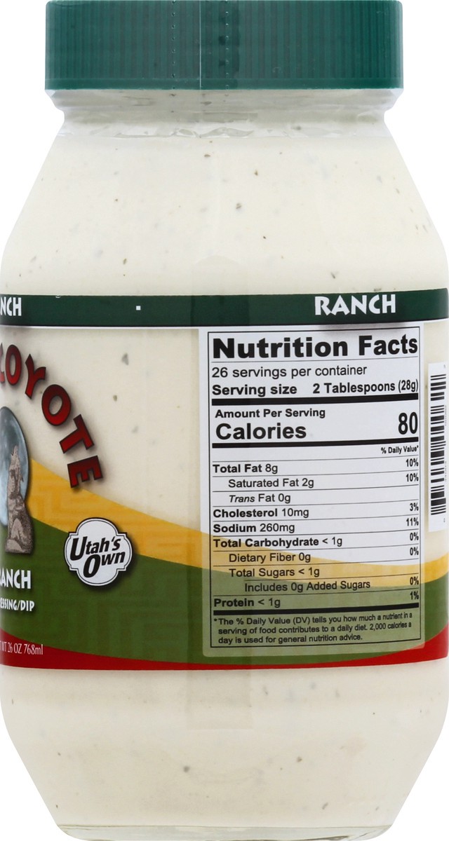 slide 7 of 13, Wild Coyote Ranch Dressing/Dip 26 oz, 26 oz
