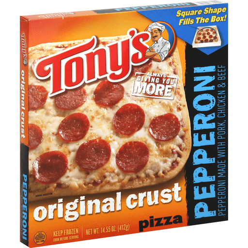 slide 1 of 1, Tony's Pizza, Original Crust, Pepperoni, 12 oz