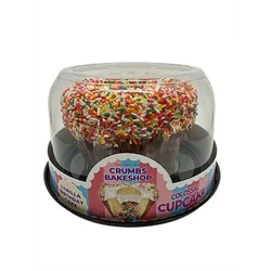 Crumbs Bakery Vanilla Birthday Cake Colossal Cupcake