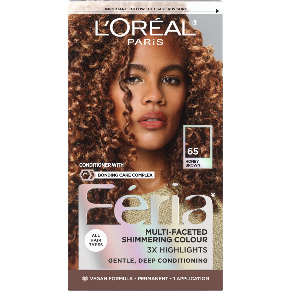 slide 1 of 5, L'Oreal Paris Feria High Intensity Multi-Faceted Shimmering Permanent Hair Color, 3X Highlights, 1 ct