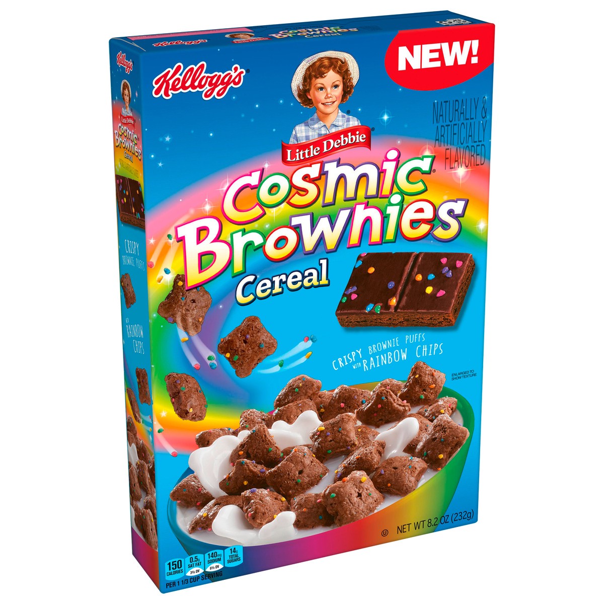 slide 7 of 10, Little Debbie Cosmic Brownies Cereal 8.2 oz, 8.2 oz