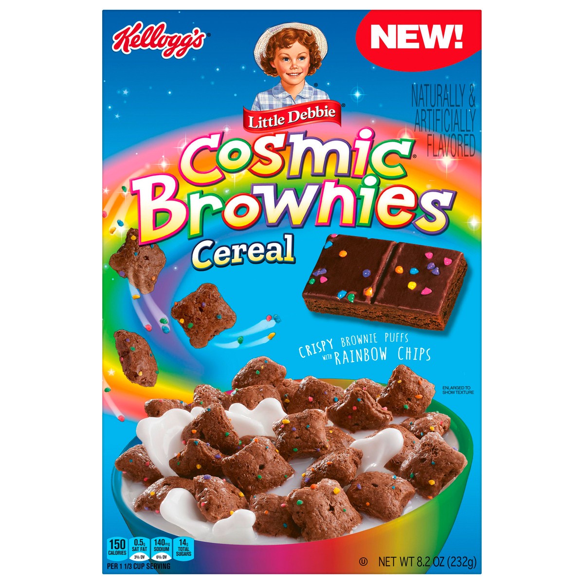 slide 6 of 10, Little Debbie Cosmic Brownies Cereal 8.2 oz, 8.2 oz