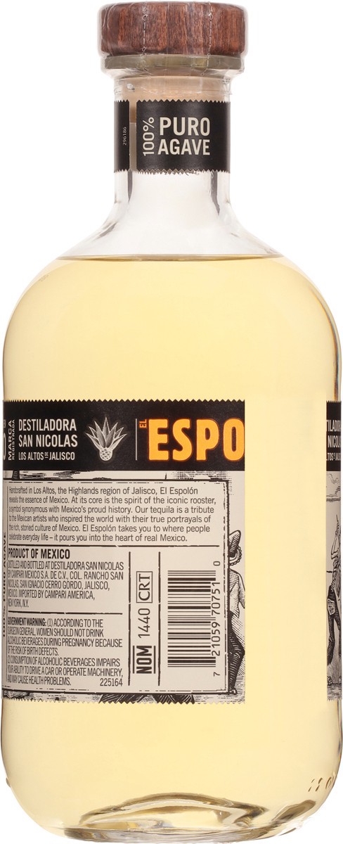slide 5 of 9, Espolon Reposado Tequila 750 ml, 750 ml
