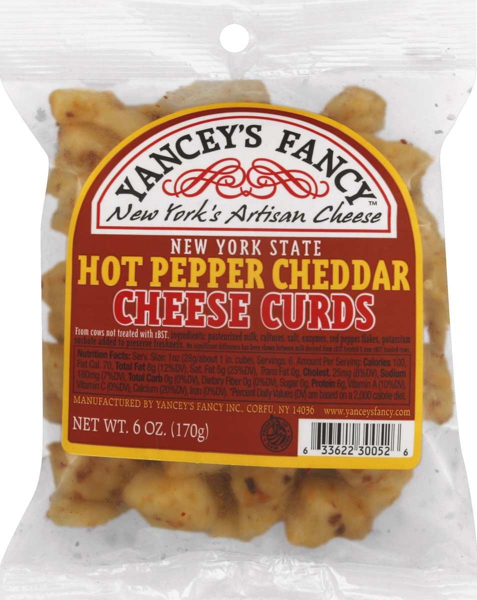 slide 5 of 5, Yancey's Fancy Cheese Curds 6 oz, 6 oz