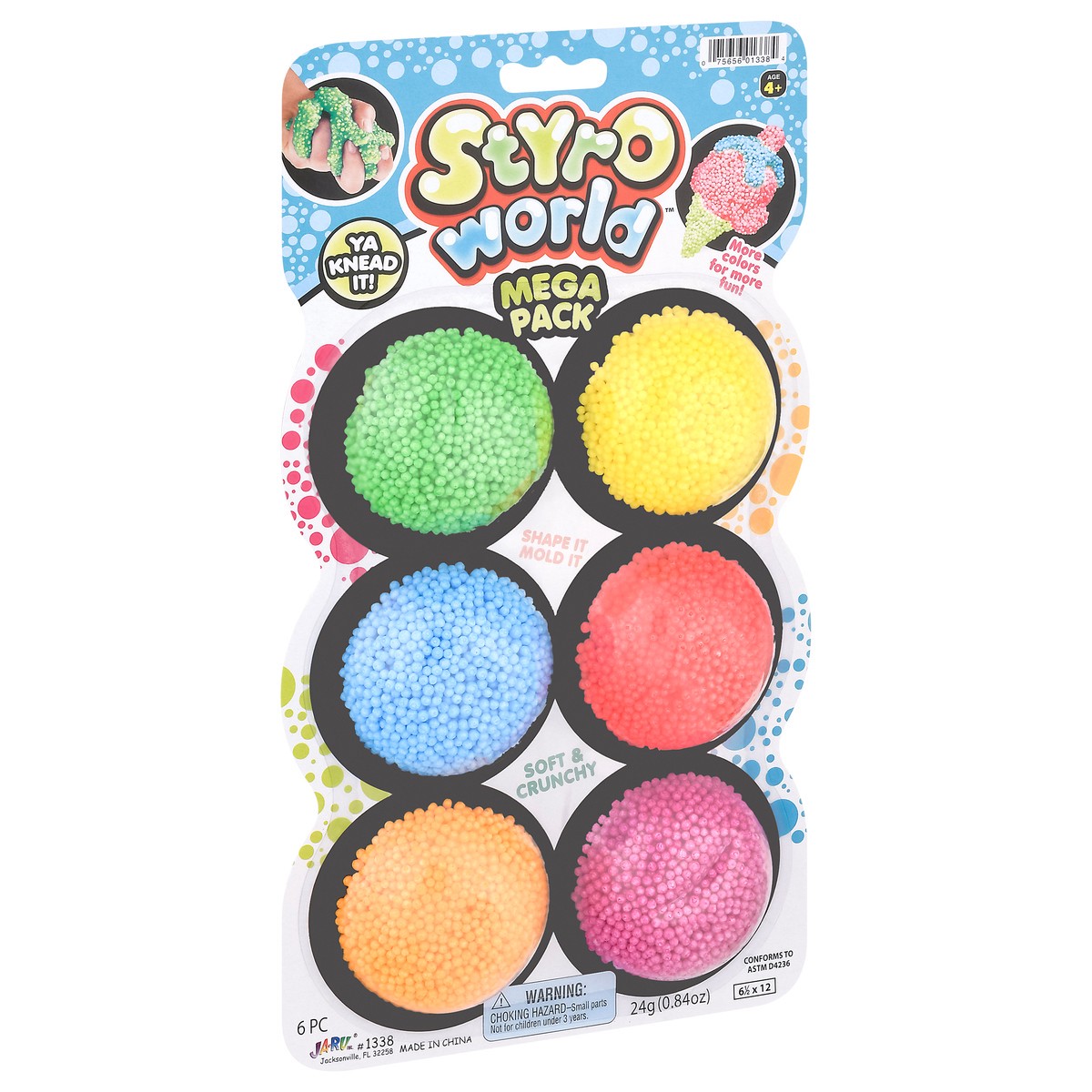 slide 7 of 10, Styro World Soft & Crunchy Mega Pack Styro Pieces 6 ea, 6 ct