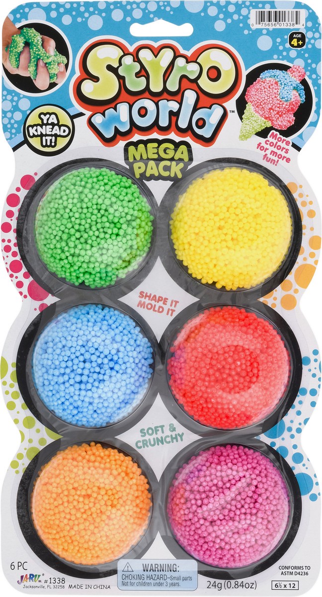 slide 8 of 10, Styro World Soft & Crunchy Mega Pack Styro Pieces 6 ea, 6 ct