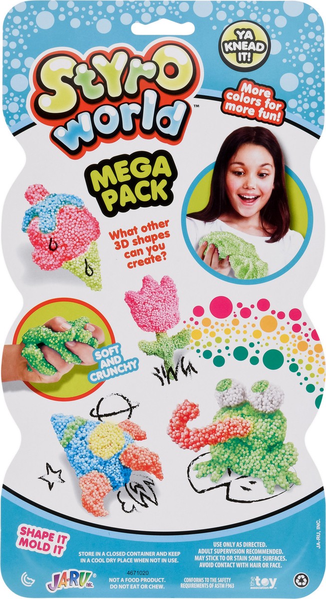 slide 9 of 10, Styro World Soft & Crunchy Mega Pack Styro Pieces 6 ea, 6 ct