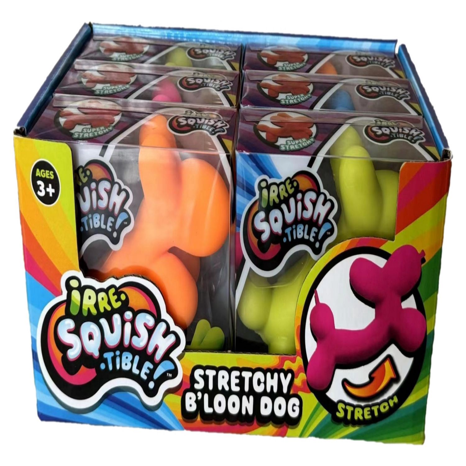 slide 1 of 1, Ja-Ru Toy Squish Bloon Dog Pdq Astmt, 1 ct