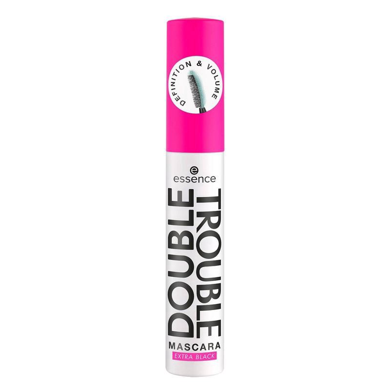 slide 5 of 6, essence Double Trouble Mascara - Extra Black - 0.41 fl oz, 0.4 fl oz