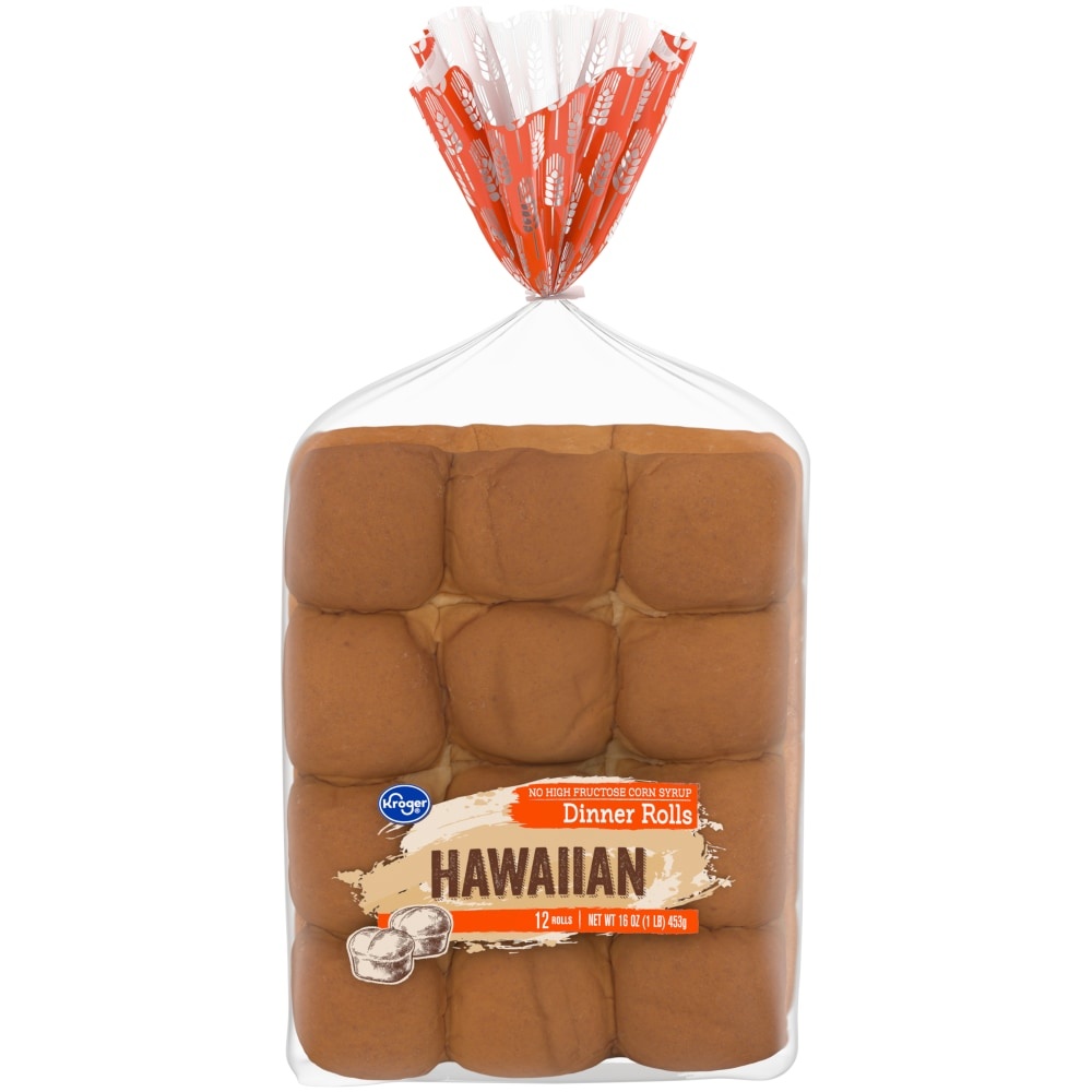 slide 1 of 1, Kroger Hawaiian Dinner Rolls, 16 oz