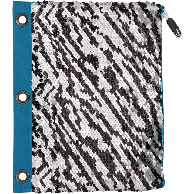 slide 1 of 1, iScholar Sequins Fashion Binder Pouch, 1 ct