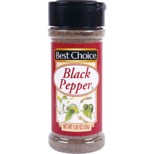 slide 1 of 1, Best Choice Black Pepper, 1.87 oz