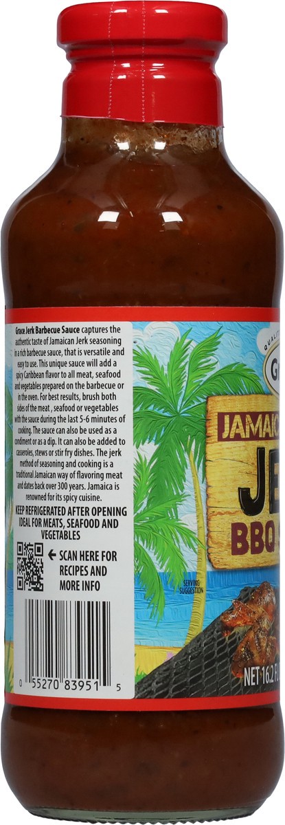 slide 9 of 9, Grace Jamaican Style Jerk BBQ Sauce 16.2 fl oz, 16.2 fl oz