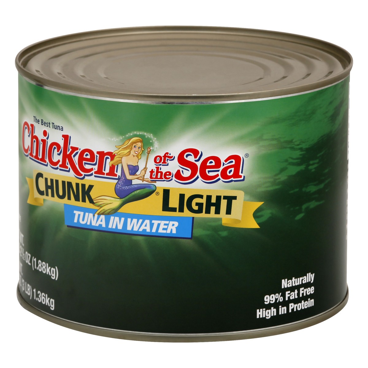 slide 8 of 10, Chicken of the Sea Tuna Light Chunk In Water, 1.88 kg