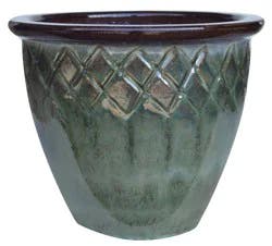 Hdo Palisades Planter 10.5" Green