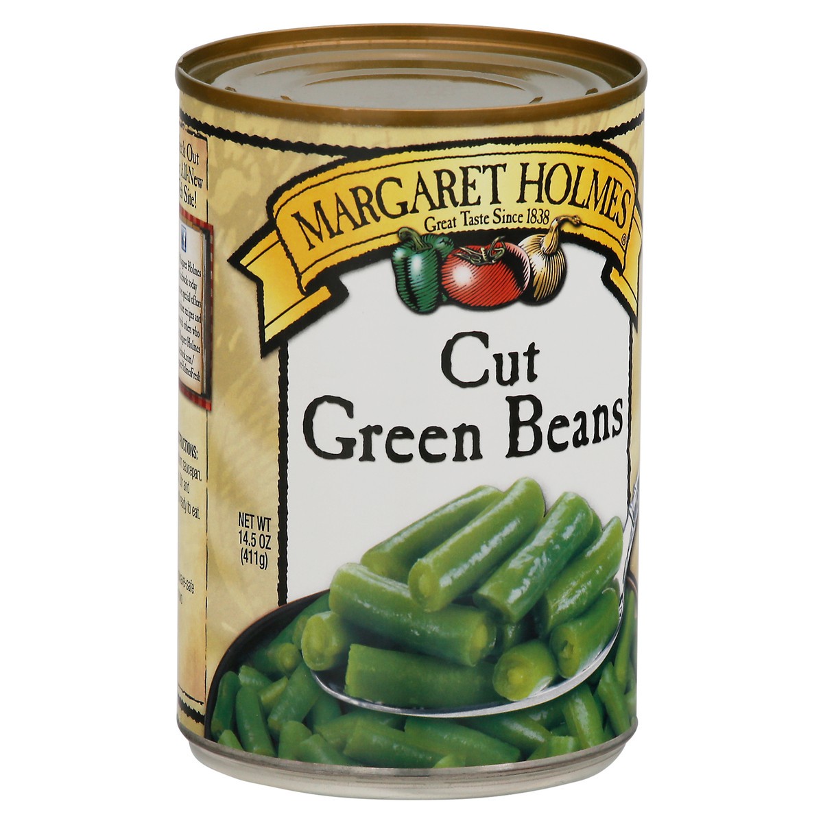 slide 2 of 11, Margaret Holmes Cut Green Beans, 14.5 oz