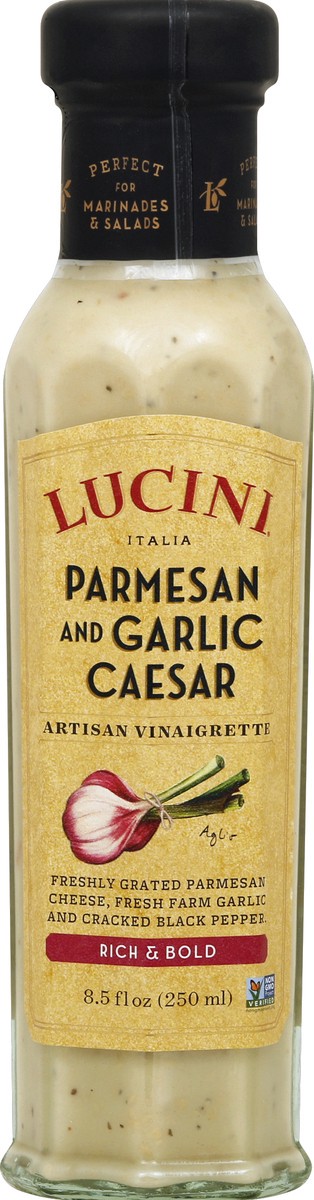 slide 2 of 2, Lucini Bold Parm/Garlic Dressing, 8.5 oz