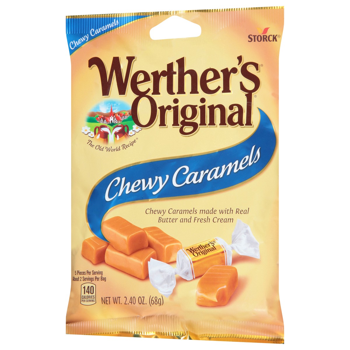 slide 3 of 11, Werther's Original Chewy Caramels 2.40 oz, 2.4 oz