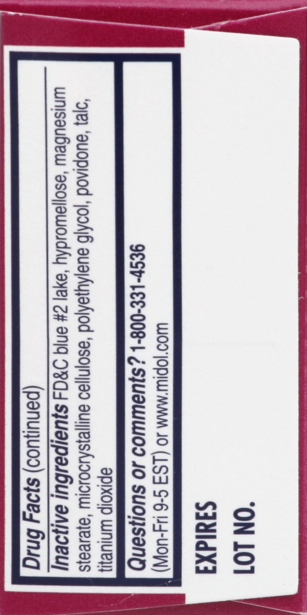 slide 7 of 7, Midol Pain Reliever/Fever Reducer 20 ea, 20 ct