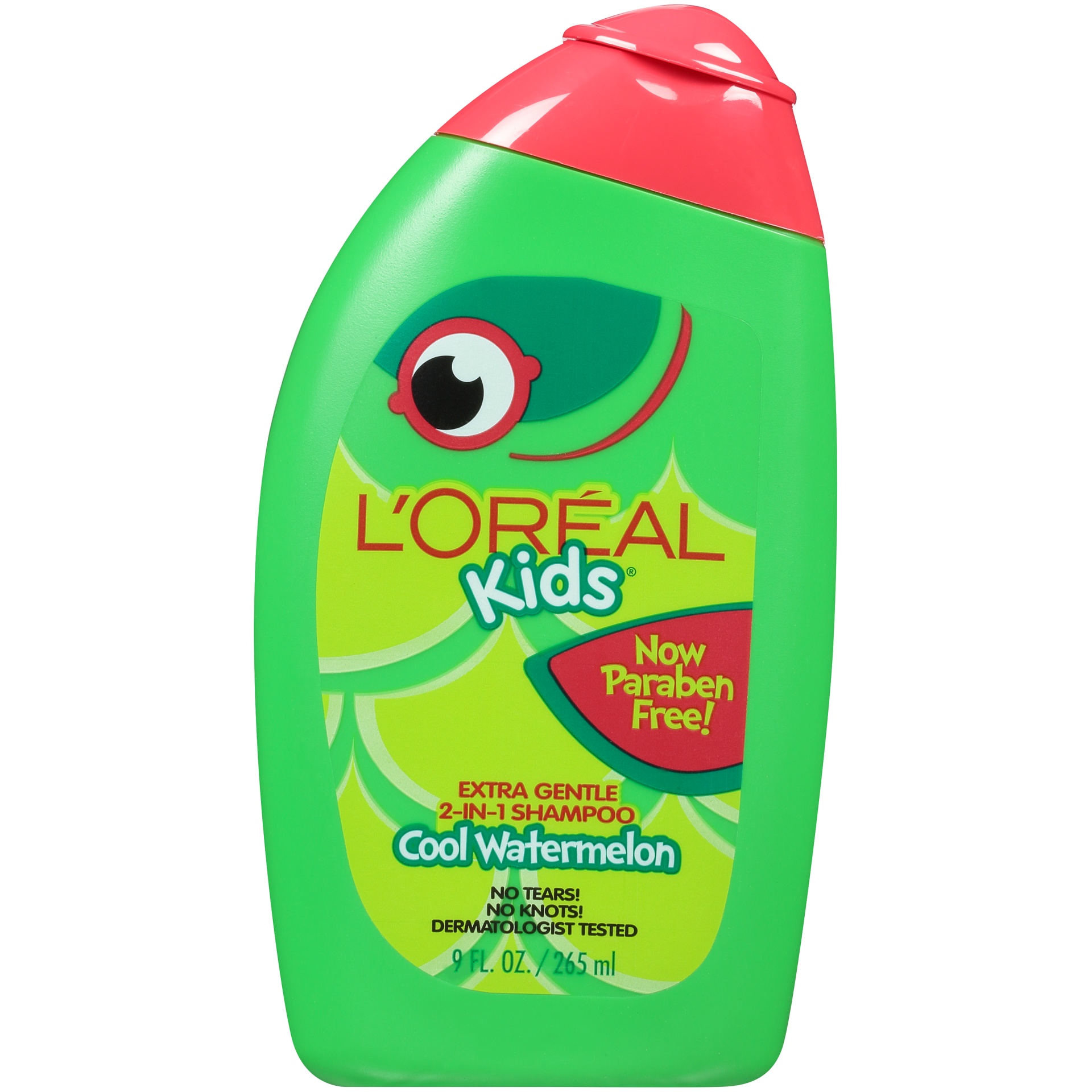 slide 2 of 5, L'Oréal Kids 2 In 1 Shampoo Watermelon For Thick Or Curly Hair, 9 fl oz
