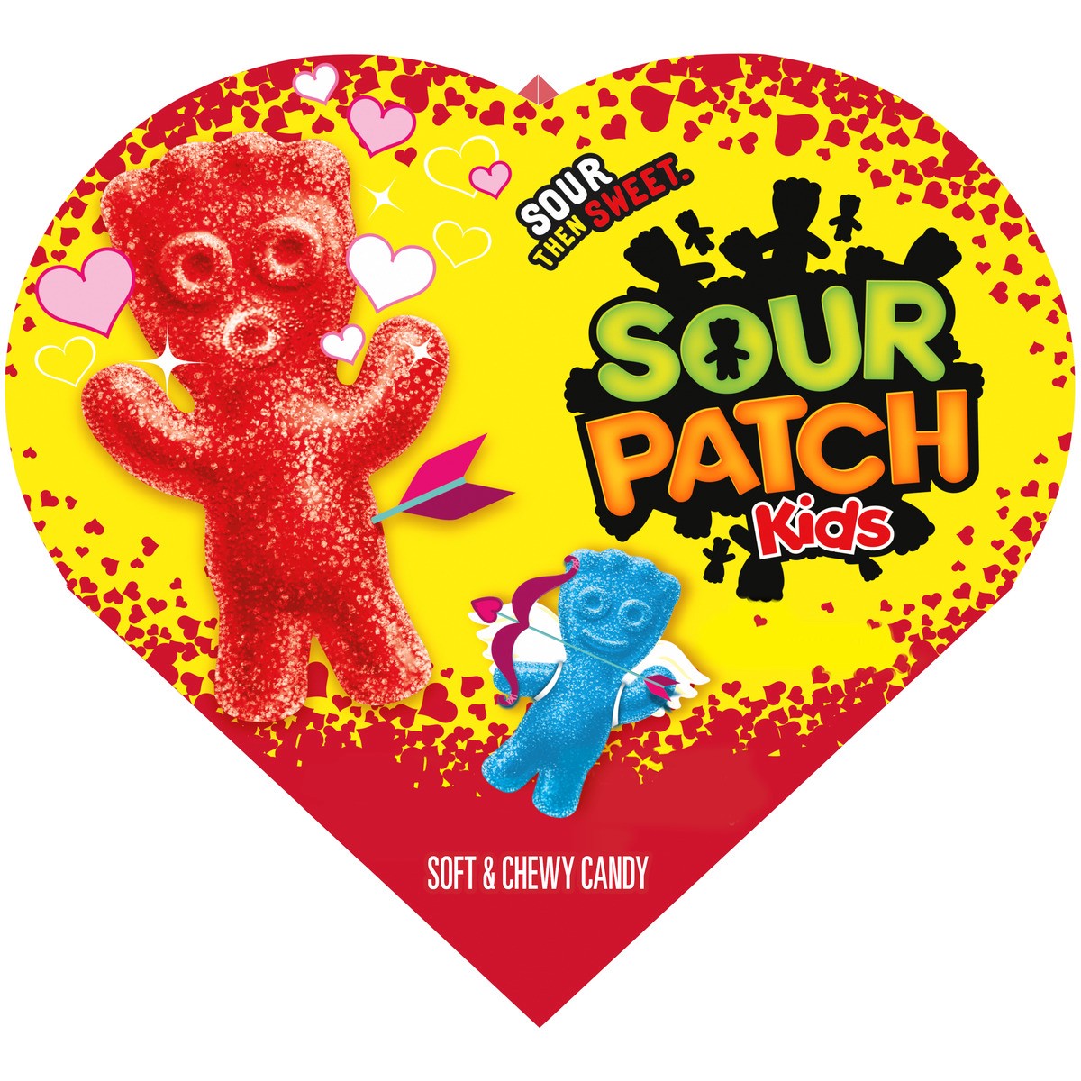 slide 5 of 15, SOUR PATCH KIDS Soft & Chewy Valentines Day Candy, 6.8 oz Heart Shaped Box, 6.8 oz