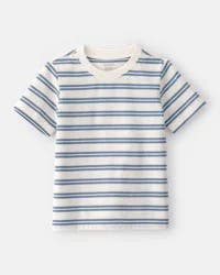 Carters Toddler Boy Striped Short-Sleeve Tee - Cream Cream/Navy 3T