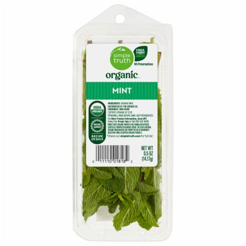 slide 1 of 2, Simple Truth Organic Mint 0.5 oz, 0.5 oz
